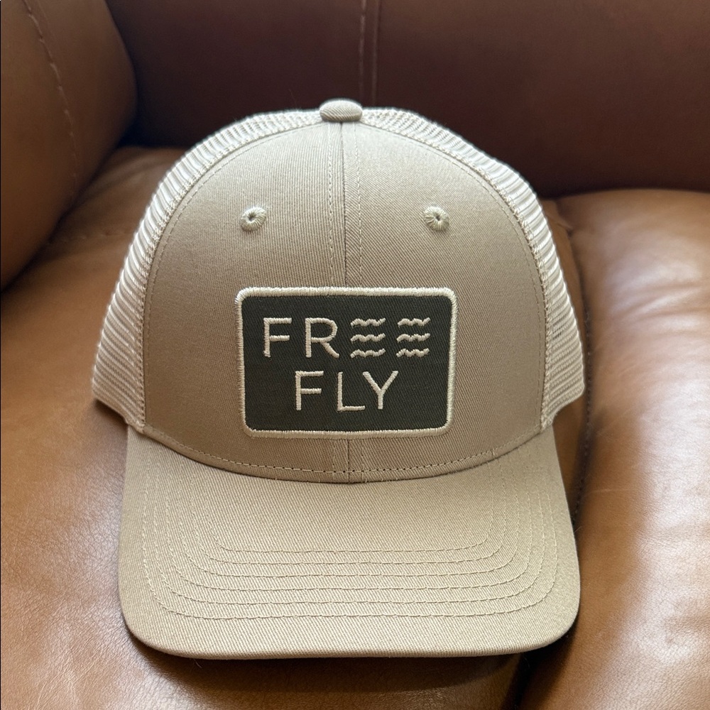 Free Fly Apparel Tan Trucker Hat